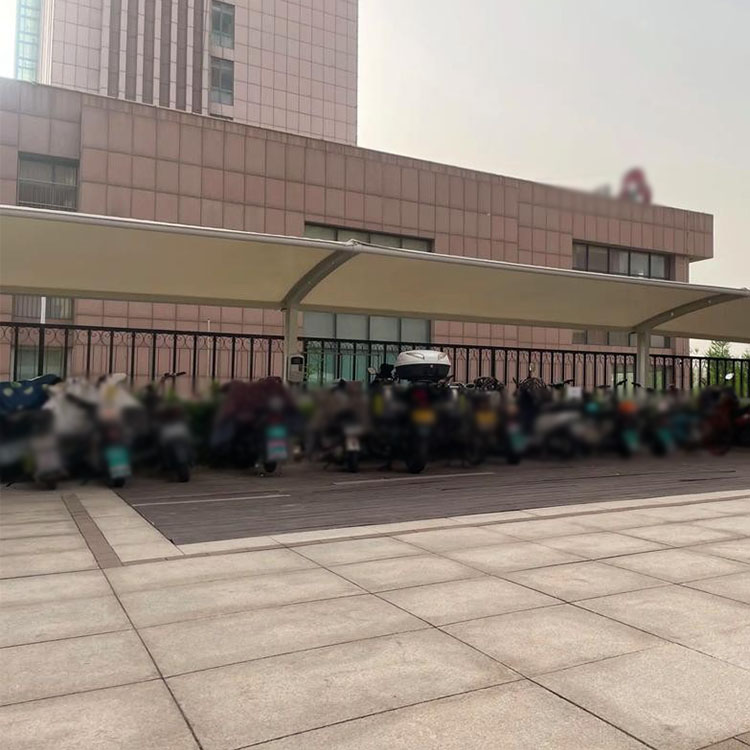 白水县膜结构电动车棚