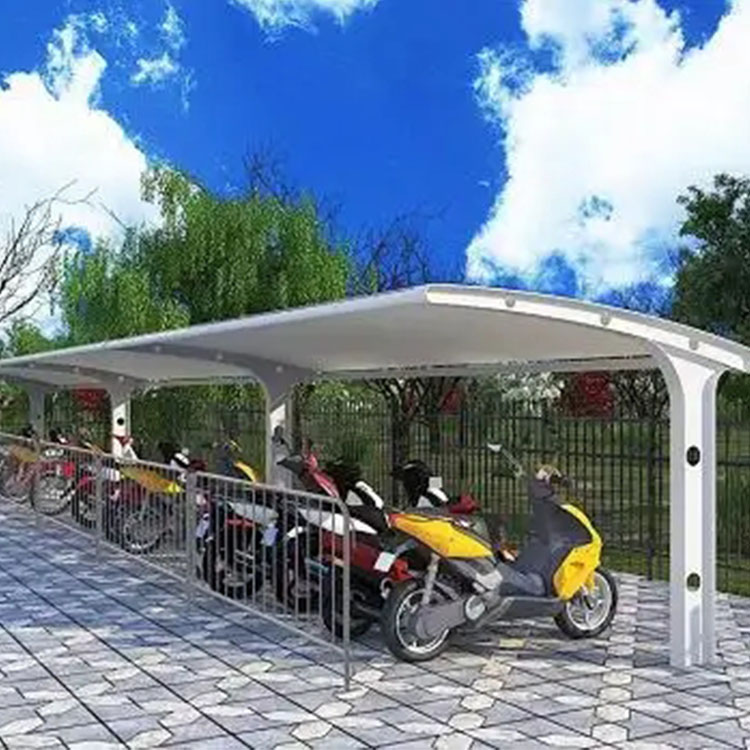 白水县膜结构电动车棚